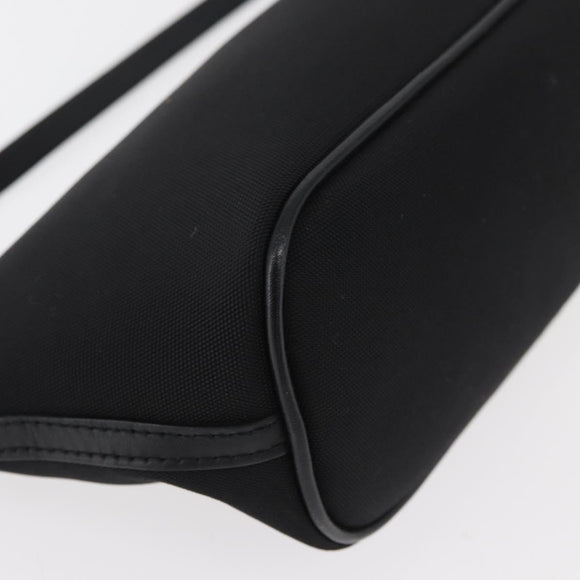 GUCCI Accessoire Pouch Nylon Zwart Goud 0391103 Auth 181313A