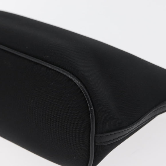 GUCCI Accessoire Pouch Nylon Zwart Goud 0391103 Auth 181313A