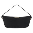 GUCCI Accessoire Pouch Nylon Zwart Goud 0391103 Auth 181313A-2