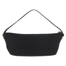 GUCCI Accessoire Pouch Nylon Zwart Goud 0391103 Auth 181313A-3
