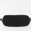 GUCCI Accessoire Pouch Nylon Zwart Goud 0391103 Auth 181313A-9