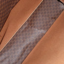 CELINE Macadam Canvas Tote Bag PVC Leather Brown Gold Auth 181314-16