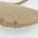GUCCI Soho Shoulder Bag Leather Beige Gold 308361 Auth 181315A-12