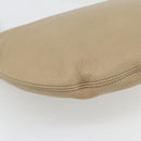 GUCCI Soho Shoulder Bag Leather Beige Gold 308361 Auth 181315A-13
