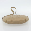 GUCCI Soho Shoulder Bag Leather Beige Gold 308361 Auth 181315A-9