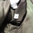 PRADA Accessory Pouch Nylon Green Gold Auth 181325A-12