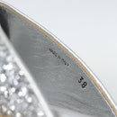 Miu Miu Glitter Sandals Raffia Silver Auth 181327A-11