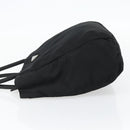 PRADA Hand Bag Nylon Black Silver Auth 181329-3