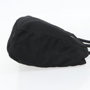 PRADA Hand Bag Nylon Black Silver Auth 181329-4
