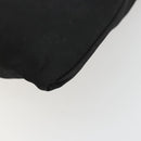 PRADA Umhängetasche Nylon Schwarz Silber Auth 181330-15