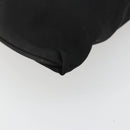 PRADA Umhängetasche Nylon Schwarz Silber Auth 181330-16