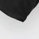 PRADA Umhängetasche Nylon Schwarz Silber Auth 181330-18