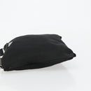 PRADA Umhängetasche Nylon Schwarz Silber Auth 181330-4