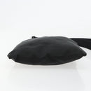 PRADA Umhängetasche Nylon Schwarz Silber Auth 181330-5