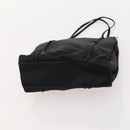 PRADA Shoulder Bag Nylon Suede 2 Set Black Silver Auth 181335-15