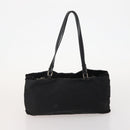 PRADA Schoudertas Nylon 2-delig Zwart Auth 181336-11