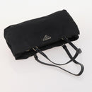 PRADA Schoudertas Nylon 2-delig Zwart Auth 181336-13