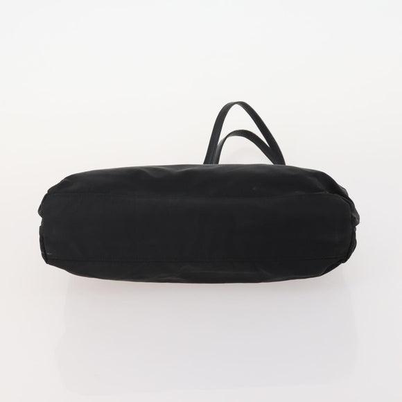 PRADA Schoudertas Nylon 2-delig Zwart Auth 181336