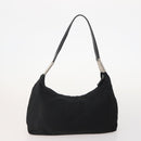 PRADA Schoudertas Nylon 2-delig Zwart Auth 181336-3