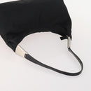 PRADA Schoudertas Nylon 2-delig Zwart Auth 181336-5