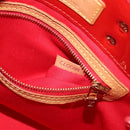 LOUIS VUITTON Monogram Vernis Reade PM Hand Bag Red Rouge M91088 LV Auth 181345-12