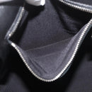 CHANEL Choco Bar Chain Shoulder Bag Canvas Gray Silver CC Auth 181350A-23