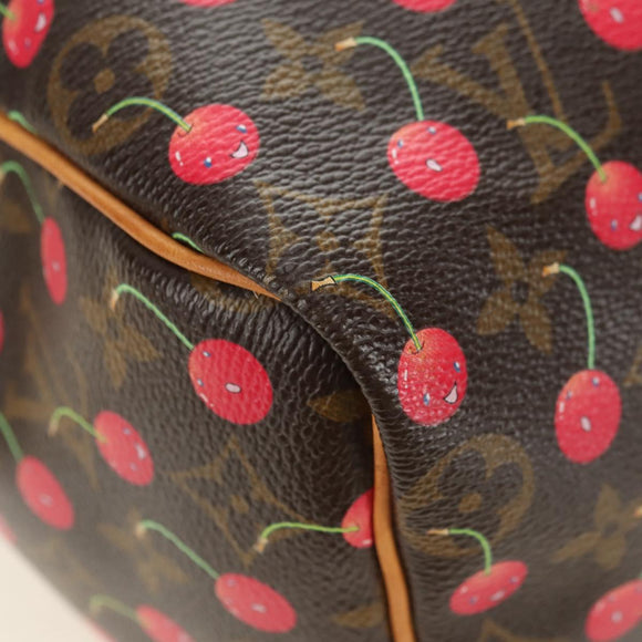 LOUIS VUITTON Monogram Cherry Speedy 25 Hand Bag M95009 LV Auth 181352SAV