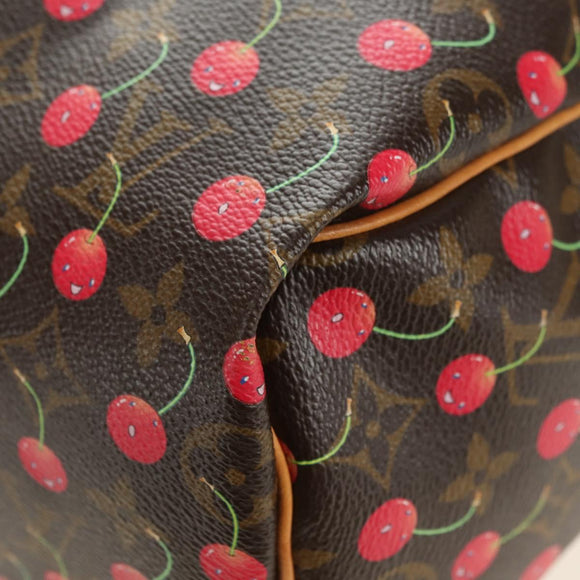LOUIS VUITTON Monogram Cherry Speedy 25 Hand Bag M95009 LV Auth 181352SAV