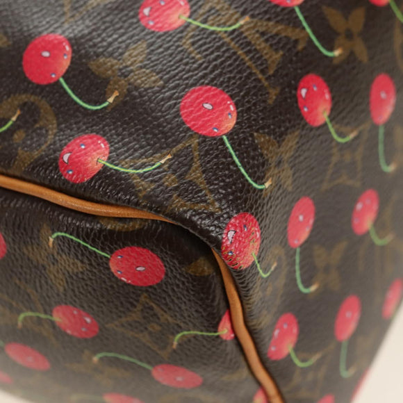 LOUIS VUITTON Monogram Cherry Speedy 25 Hand Bag M95009 LV Auth 181352SAV