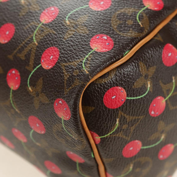 LOUIS VUITTON Monogram Cherry Speedy 25 Hand Bag M95009 LV Auth 181352SAV