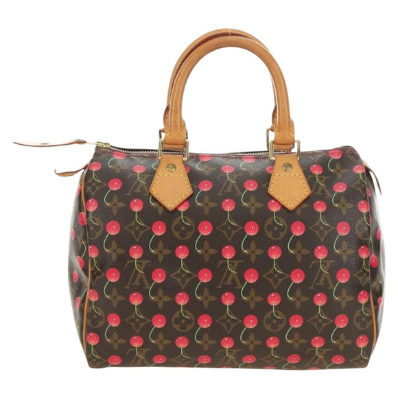 LOUIS VUITTON Monogram Cherry Speedy 25 Hand Bag M95009 LV Auth 181352SAV