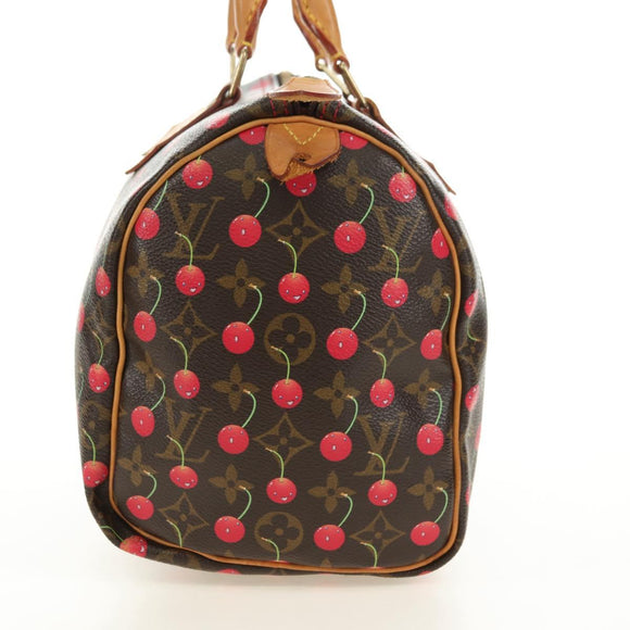LOUIS VUITTON Monogram Cherry Speedy 25 Hand Bag M95009 LV Auth 181352SAV