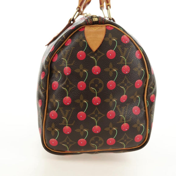 LOUIS VUITTON Monogram Cherry Speedy 25 Hand Bag M95009 LV Auth 181352SAV