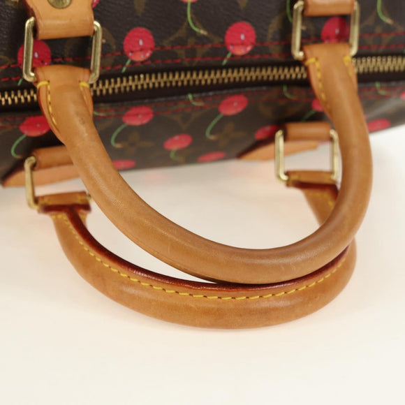 LOUIS VUITTON Monogram Cherry Speedy 25 Hand Bag M95009 LV Auth 181352SAV