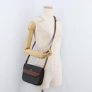 GUCCI Micro GG Supreme Schoudertas PVC Zwart Goud 004 104 0024 Auth 181357-25