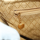 GUCCI Bamboo Hand Bag Suede 2way Brown Gold 002 123 0322 Auth 181361-20