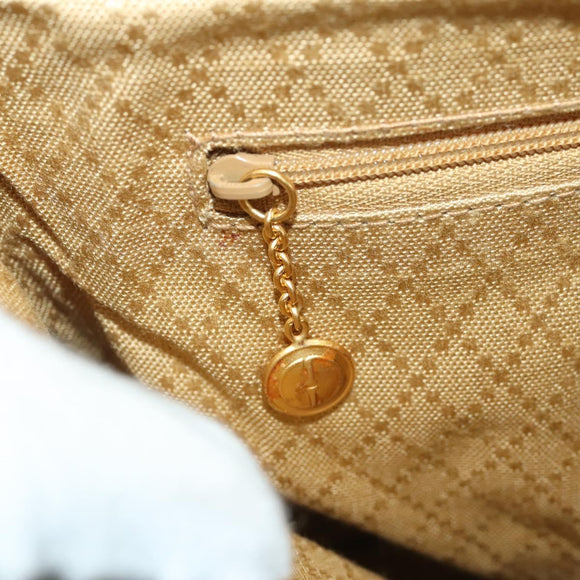 GUCCI Bamboo Hand Bag Suede 2way Brown Gold 002 123 0322 Auth 181361