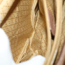 GUCCI Bamboo Hand Bag Suede 2way Brown Gold 002 123 0322 Auth 181361-21