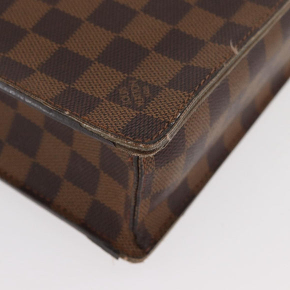 LOUIS VUITTON Damier Ebene Altona PM Briefcase N53315 LV Auth 181363