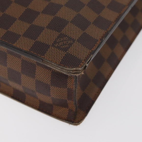 LOUIS VUITTON Damier Ebene Altona PM Briefcase N53315 LV Auth 181363