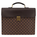 LOUIS VUITTON Damier Ebene Altona PM Briefcase N53315 LV Auth 181363-2
