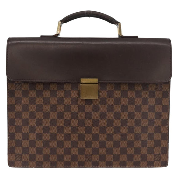 LOUIS VUITTON Damier Ebene Altona PM Briefcase N53315 LV Auth 181363
