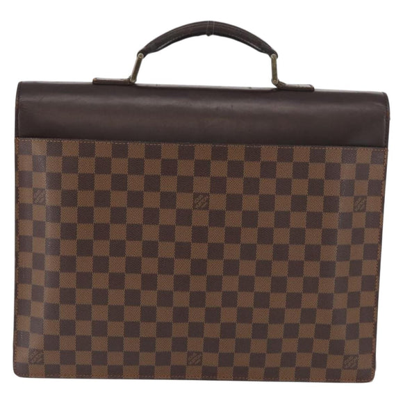 LOUIS VUITTON Damier Ebene Altona PM Briefcase N53315 LV Auth 181363