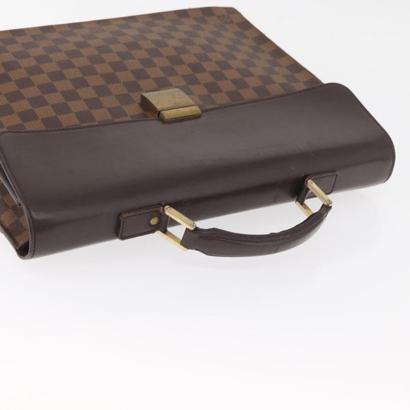 LOUIS VUITTON Damier Ebene Altona PM Briefcase N53315 LV Auth 181363