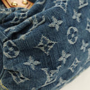 LOUIS VUITTON Monogram Denim Preity Handtasche Blau M95020 LV Auth 181366SAM-14