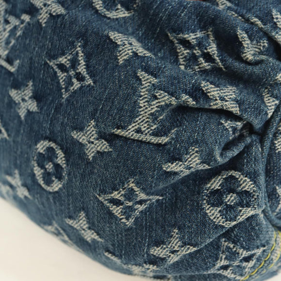 LOUIS VUITTON Monogram Denim Preity Handtasche Blau M95020 LV Auth 181366SAM