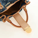 LOUIS VUITTON Monogram Denim Preity Handtasche Blau M95020 LV Auth 181366SAM-9