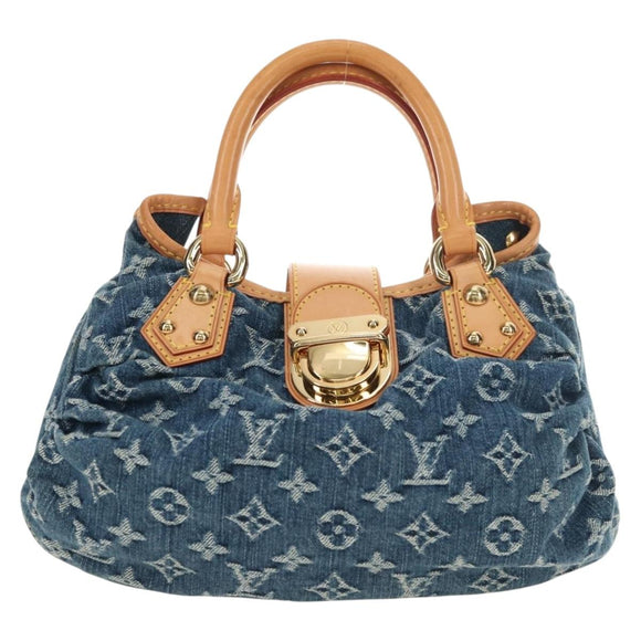 LOUIS VUITTON Monogram Denim Preity Handtasche Blau M95020 LV Auth 181366SAM