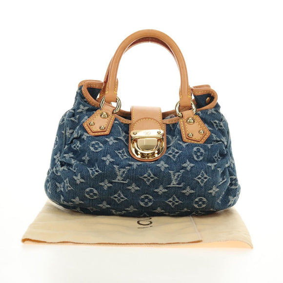 LOUIS VUITTON Monogram Denim Preity Handtasche Blau M95020 LV Auth 181366SAM