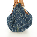 LOUIS VUITTON Monogram Denim Preity Handtasche Blau M95020 LV Auth 181366SAM-3